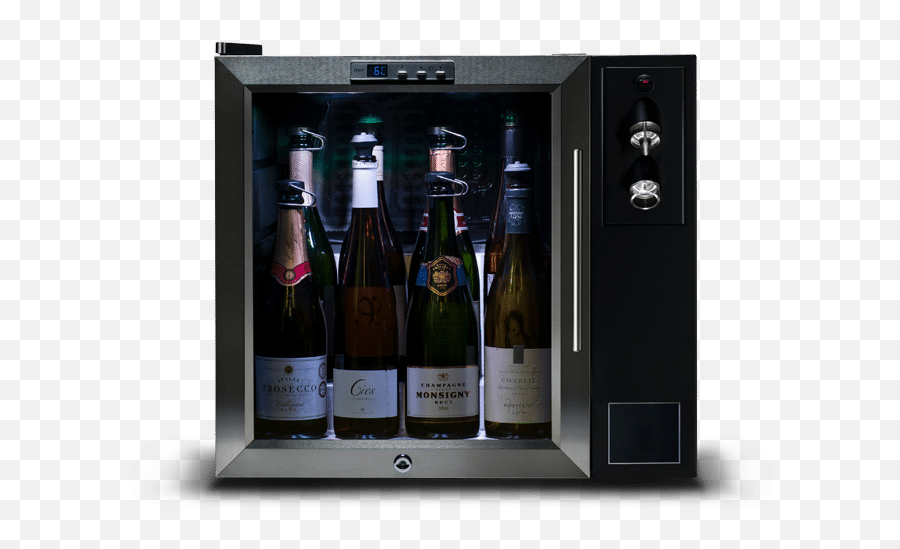 Wine Champagne Preservation System - Le Verre De Vin Pod Bar Emoji,Small Emoticon Of Popping Wine Bottle