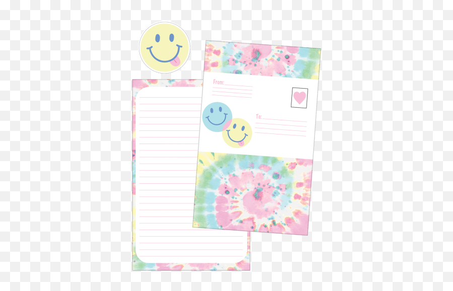 Iscream Foldover Cards - Happy Emoji,Emoticon Survey Paper