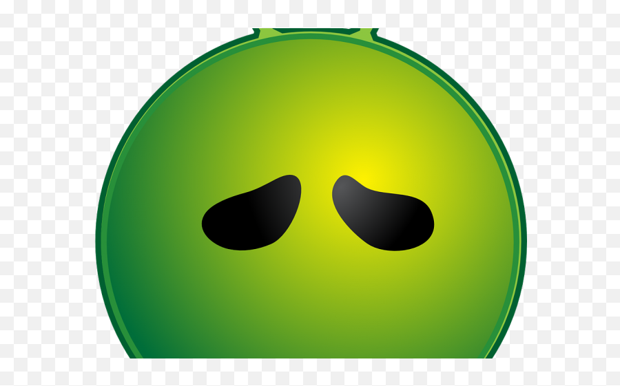 Smiley Clipart Green - Happy Emoji,Yucky Emoticon