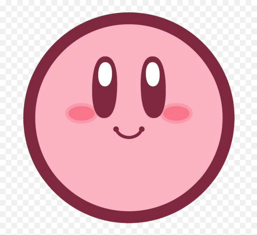 Wikirby - Kirby Circle Emoji,How To Make An Emoticon In Gimp