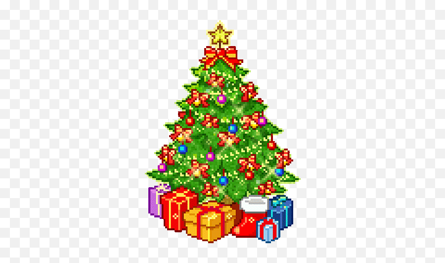 Amazing Christmas Tree Gifs To Share - Animated Christmas Tree Gif Emoji,Animated Christmas Emojis