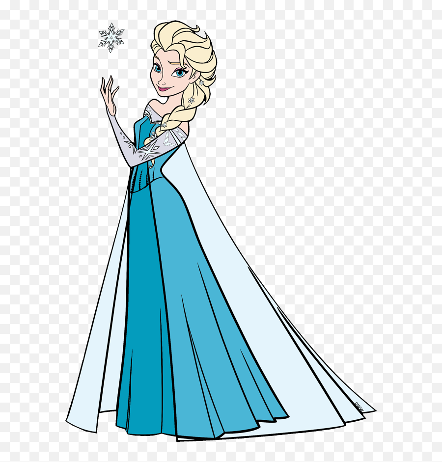 Clip Art Of Elsa Doing Magic - Elsa Clipart Drawing Emoji,Frozen Emotions