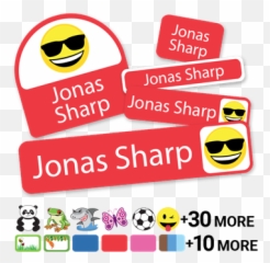 School Labels For Back To School - Happy Emoji,Emoji Shipping Label