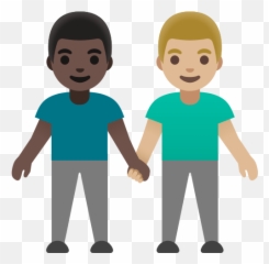 Piel Oscuro Y Tono De Piel Claro - Emoji Couple,Imagenes Emojis De Amno