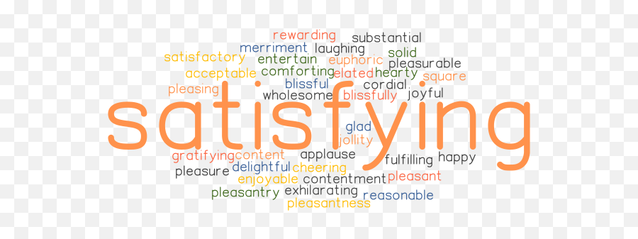 Satisfying Synonyms And Related Words What Is Another Word - Language Emoji,Satifysing Emoticon