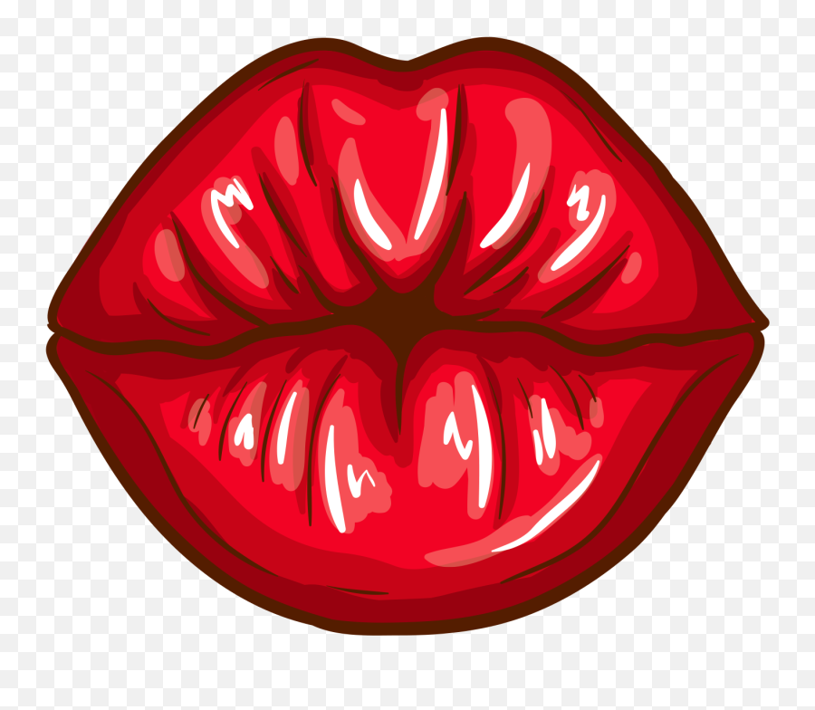 Kiss Clipart Png Image Free Download Searchpngcom - Girly Emoji,Lipstick Emoji Transparent