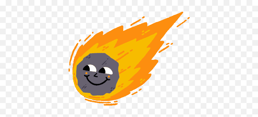 Blaze A Trail Asteroid Sticker - Blaze A Trail Asteroid Emoji,Fire Smoke Emoticon