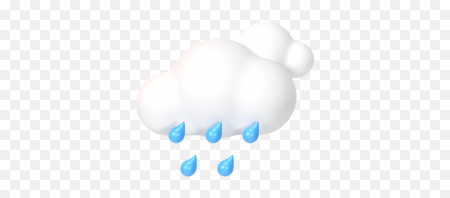 Premium Half Moon 3d Illustration Download In Png Obj Or Emoji,Rainy Day Emoji
