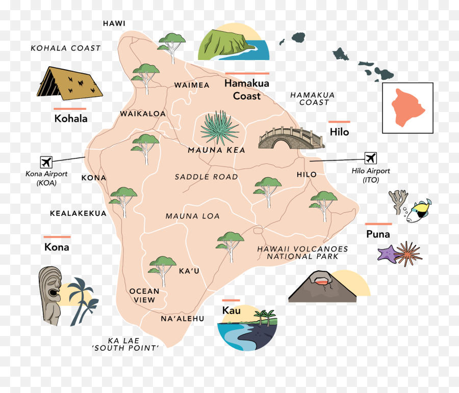 The Ultimate Big Island Travel Guide Self - Guided Audio Tours Emoji,West Coast Us Emoji