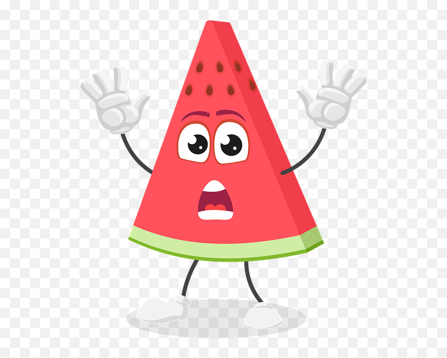 Free Photo Cool Watermelon Character Summer Fruit Cartoon Emoji,Markdown Traffic Cone Emoji