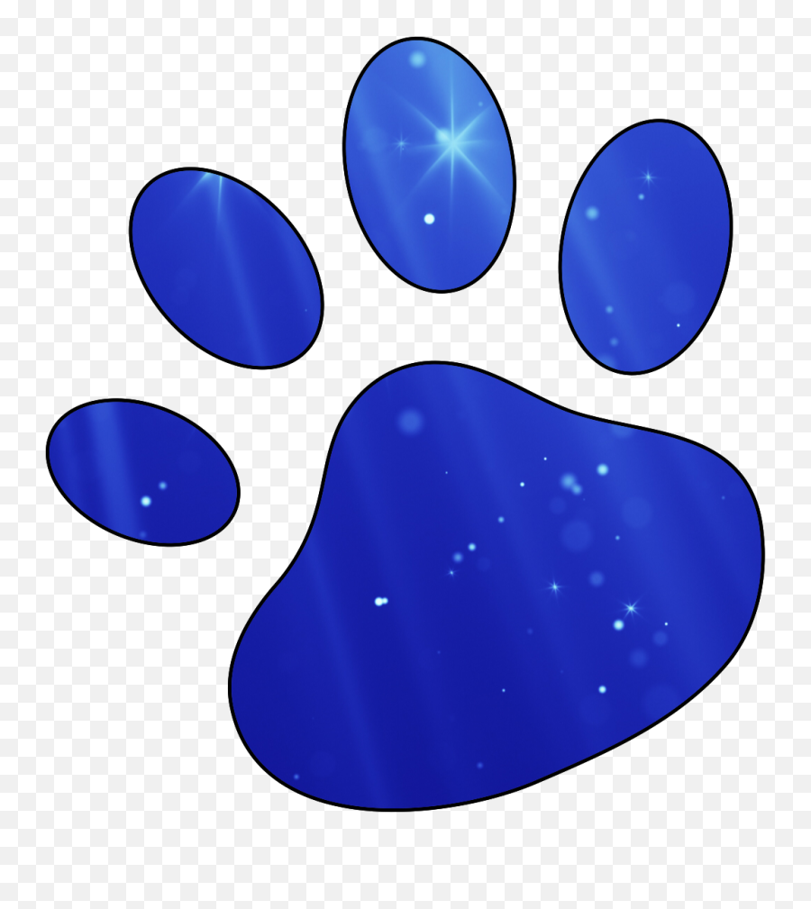 Paw Pawprint Dog Art Sticker By Fractor - Dot Emoji,Pawprint Emoji