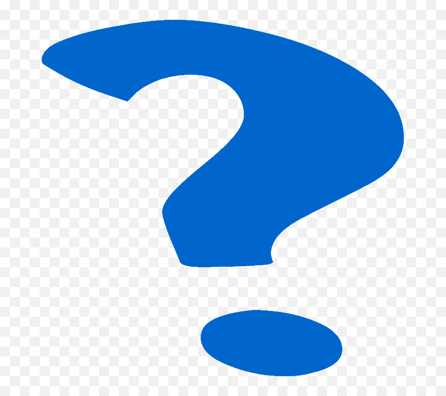 Free Blue Question Mark Transparent Download Free Clip Art - Question Mark Png Blue Emoji,Question Mark Emoji Png