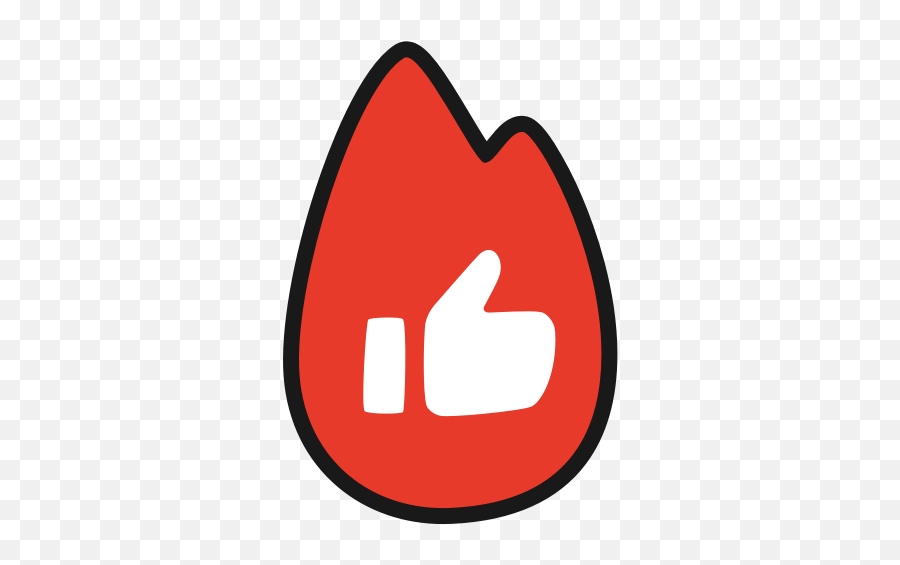 Fire Like Trend Youtube Icon - Restaurante Emoji,Fire Emoji Youtube