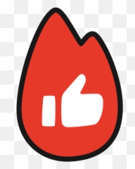 Fire Like Trend Youtube Icon - Restaurante Emoji,Fire Emoji Youtube