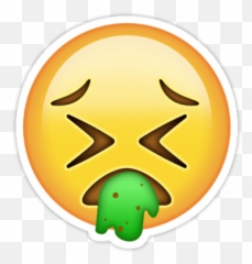 Crying Emoji Transparent Png - Stickpng Sick Emoji Transparent,Screaming Emoji