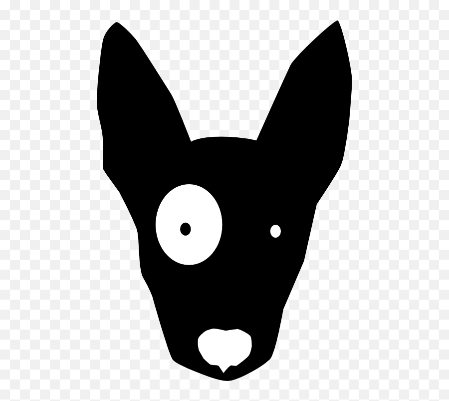 Bullterrier Head Bujung Bull Terrier Cartoon Dog Bullterrier - Silhouette Dog Face Clipart Emoji,Dog Emoticon Facebook Chat