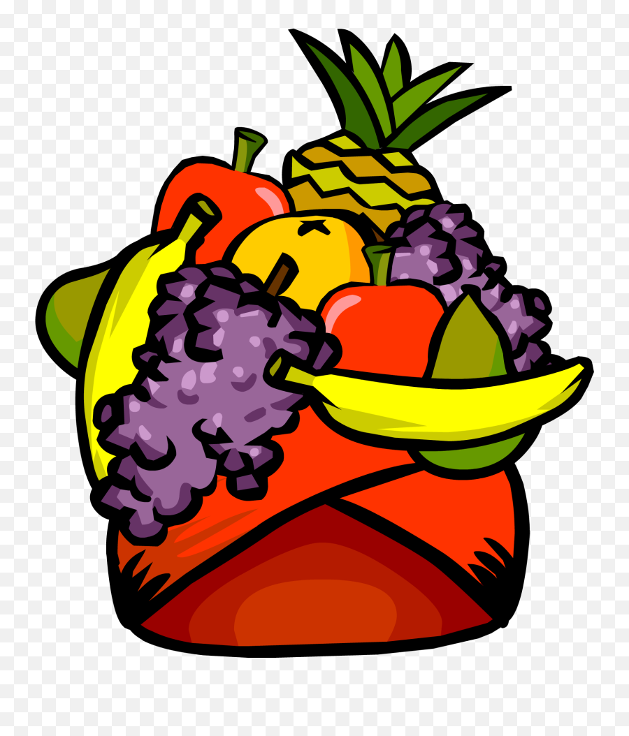 Fruit Headdress - Superfood Emoji,Pineapple Emoji Hat