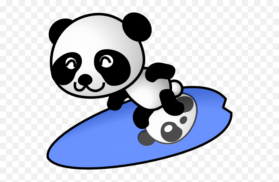 Surferoceansurfwaveemoji - Free Image From Needpixcom Panda Clipart Bear Pixabay,Surf Hand Emoji