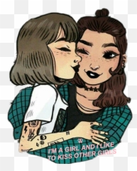 Lesbiancouple Sticker - Drawing Emoji,Lesbian Couple Emoji