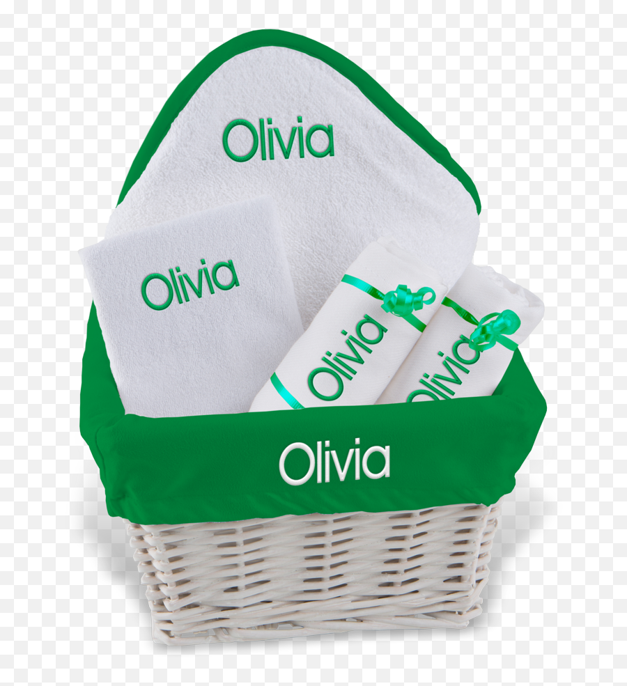 Personalized Medium Girl Basket A - Household Supply Emoji,Picnic Basket Emoji