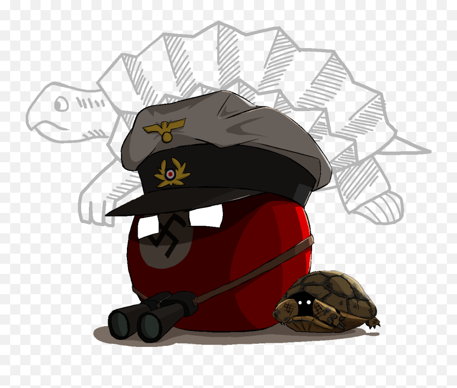 Nazi Germanyball Polandball Wiki Fandom - Polandball Nazi Emoji,Second World War On Emoji 2