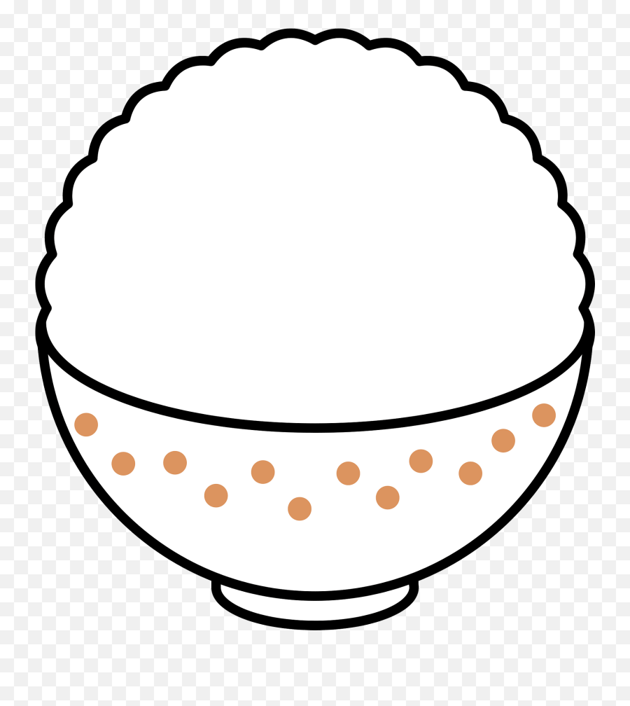 Boiled Rice Clipart Free Download Transparent Png Creazilla - Dot Emoji,Heston Emoji