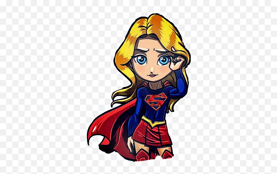 Superheroes Sticker Challenge On Picsart - Lord Mesa Art Supergirl Emoji,Emojis De Superheroes