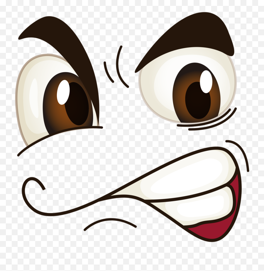 Silly Faces Cute Faces Funny Faces Face Expressions - Dibujo De Piña Enojada Emoji,Silly Face Emoji