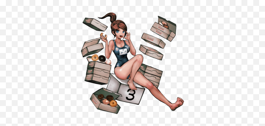 Danganronpa - Aoi Asahina Emoji,Leon Kuwata Emoticon