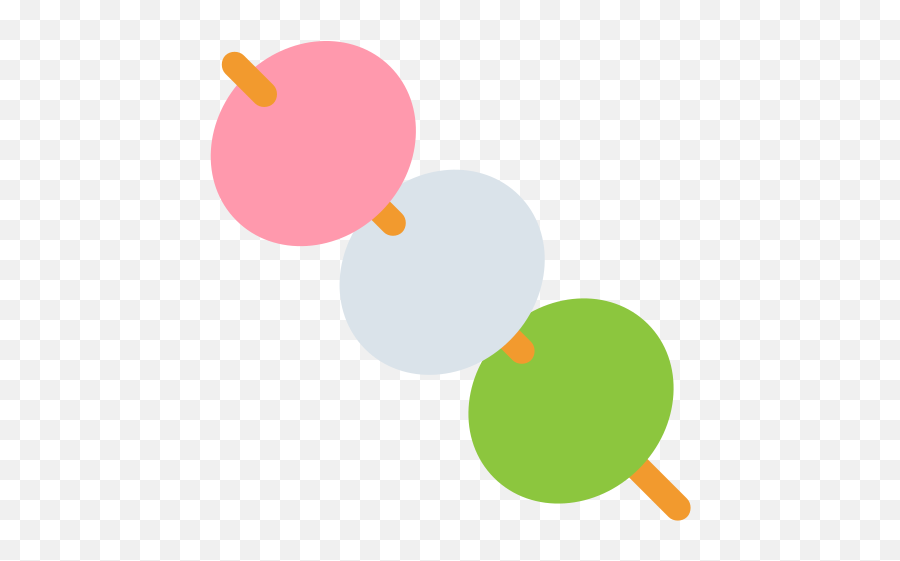 Dango Emoji Imagen Grande De Alta Definición Y Unicode - Dango Emoji,Emojis Globos