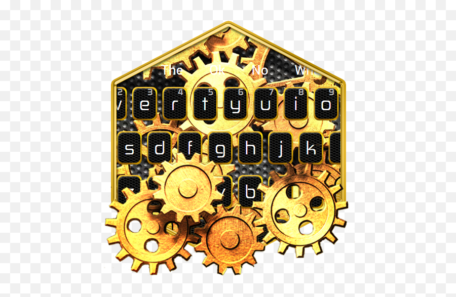 Amazoncom Gold Mechanical Keyboard Theme Appstore For Android - Dot Emoji,Mechanical Emojis