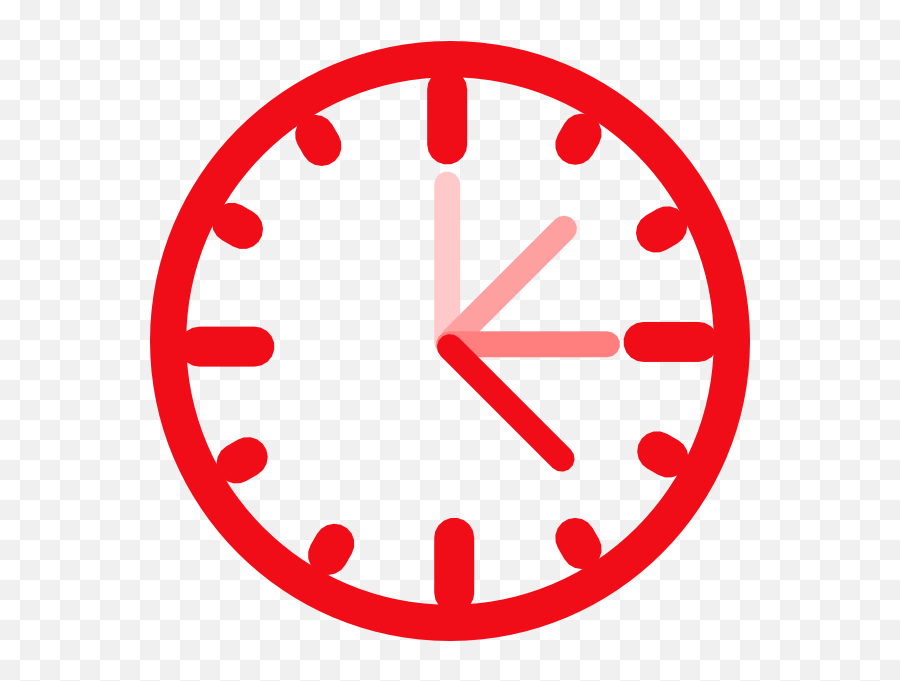 Awesome Clock Clip Art At Vector Clip Art - Clipartix Clip Art Red Clock Emoji,Clock Equals Money Emoji
