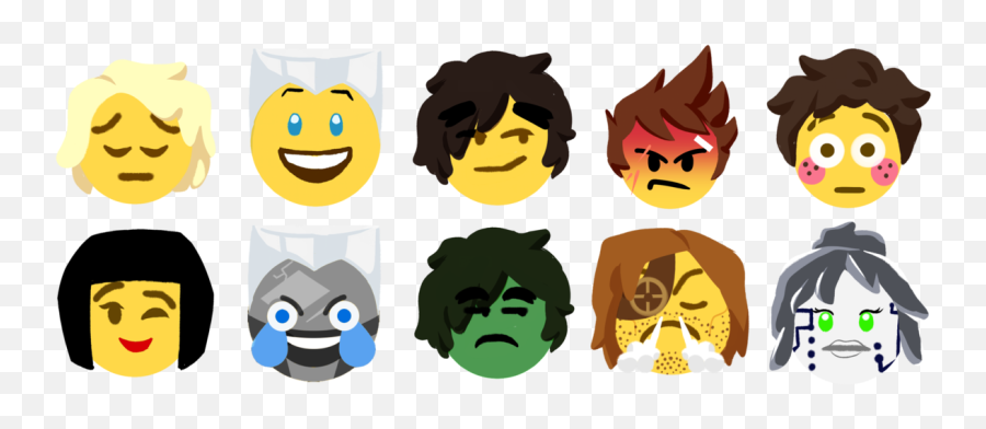 Daily Ninjago - Happy Emoji,Grell Sutcliff Emojis