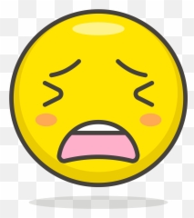 Thinking Face Emoji Clipart - Worried Face,Hand Over Face Emoji