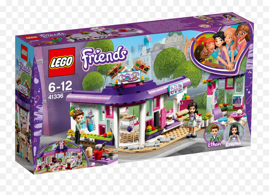 Emmau0027s Art Café 41336 - Lego Friends Sets Legocom For Kids Lego Friends 41336 Emoji,Rabbit Emojis Are Boxes