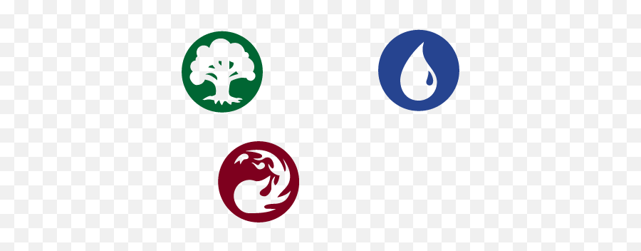The Gathering - Magic The Gathering Color Logo Emoji,Emotions In The Red Blue Green