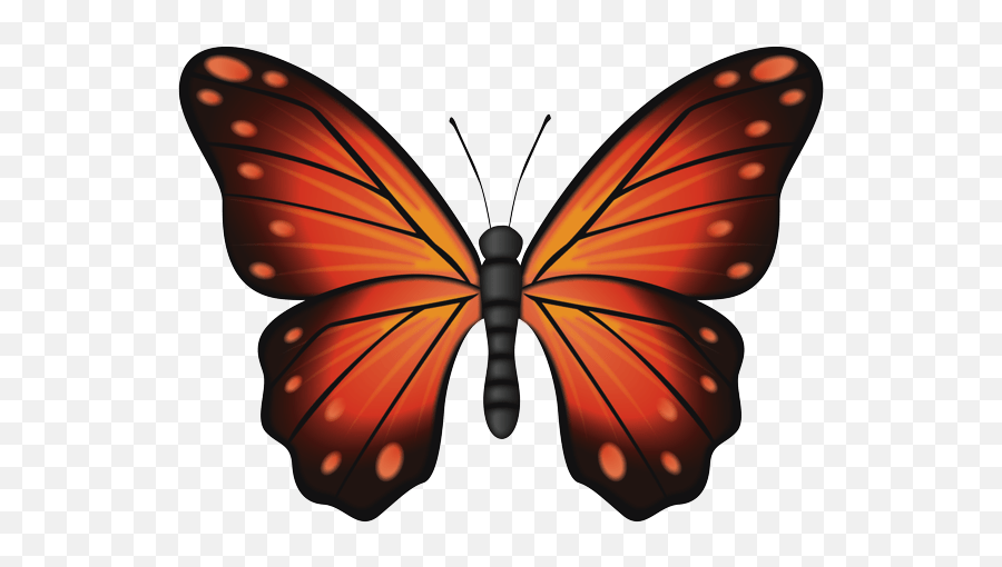 Facebook Butterfly Emoji Copy And Paste - Monarch Butterfly Butterfly Emoji,Mysapce Emoticons