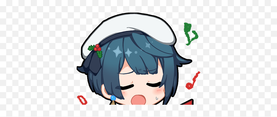 Winter Emojis - Genshin Impact Sticker,Dung Emoji Neopets