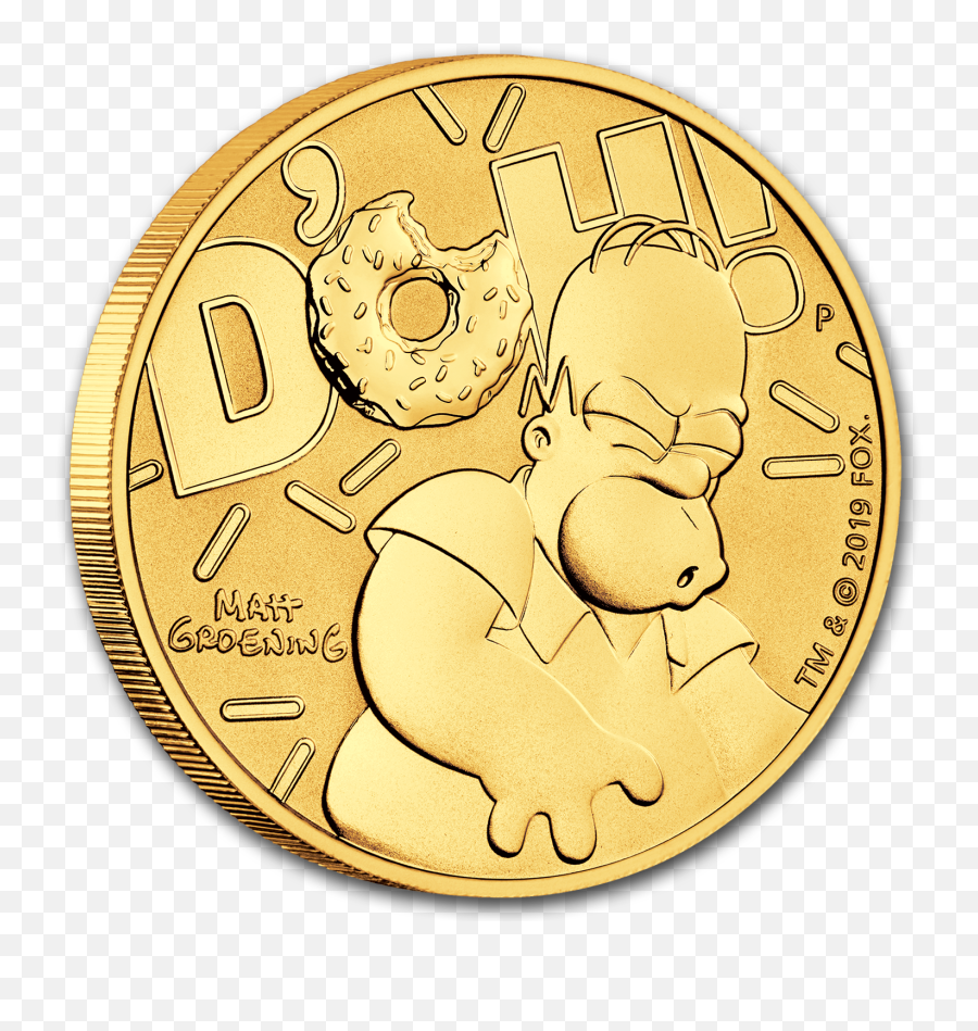 2019 Tuvalu Homer Simpson 1 Oz - Homer Simpson Silver Coin Emoji,Homer Simpson Bottling Up His Emotions