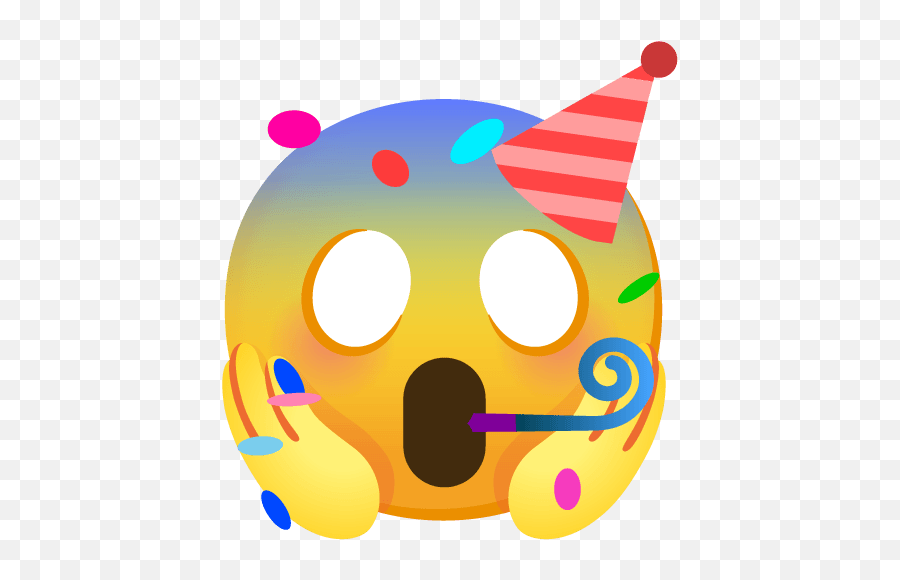Emoji Mashup Bot On Twitter Base From Party - Hat Eyes Dot,Licking Emoji