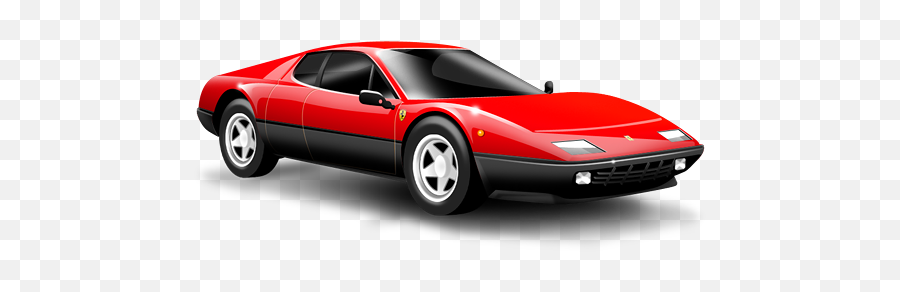 Ferrari Icon - Small Red Sports Car Emoji,Sports Car Emoji