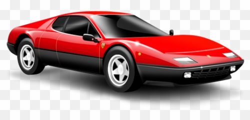Ferrari Icon - Small Red Sports Car Emoji,Sports Car Emoji