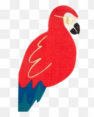 Pirate Parrot Napkins - Meri Meri Parrot Napkins Emoji,Parrot Emoji