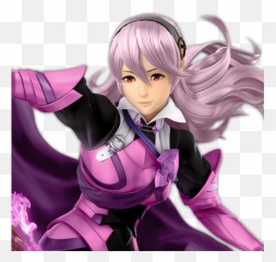 Memepatheias Test Drive January - Pink Corrin Smash Ultimate Emoji,Unamused Emotion Anime