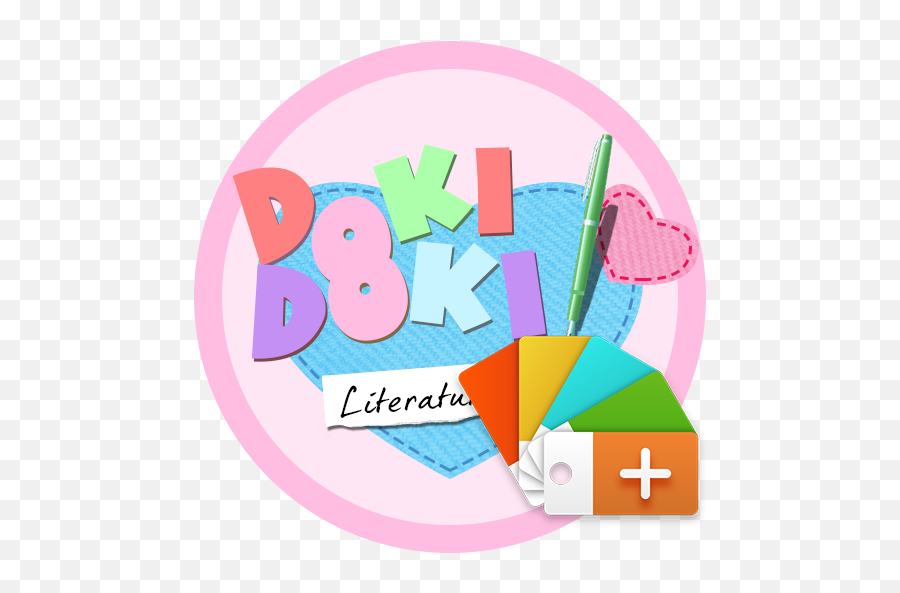 Doki Doki Literature Club Xperia Theme Unreleased Latest - Doki Doki Literature Club Box Art Emoji,Doki Doki Literature Club Emojis