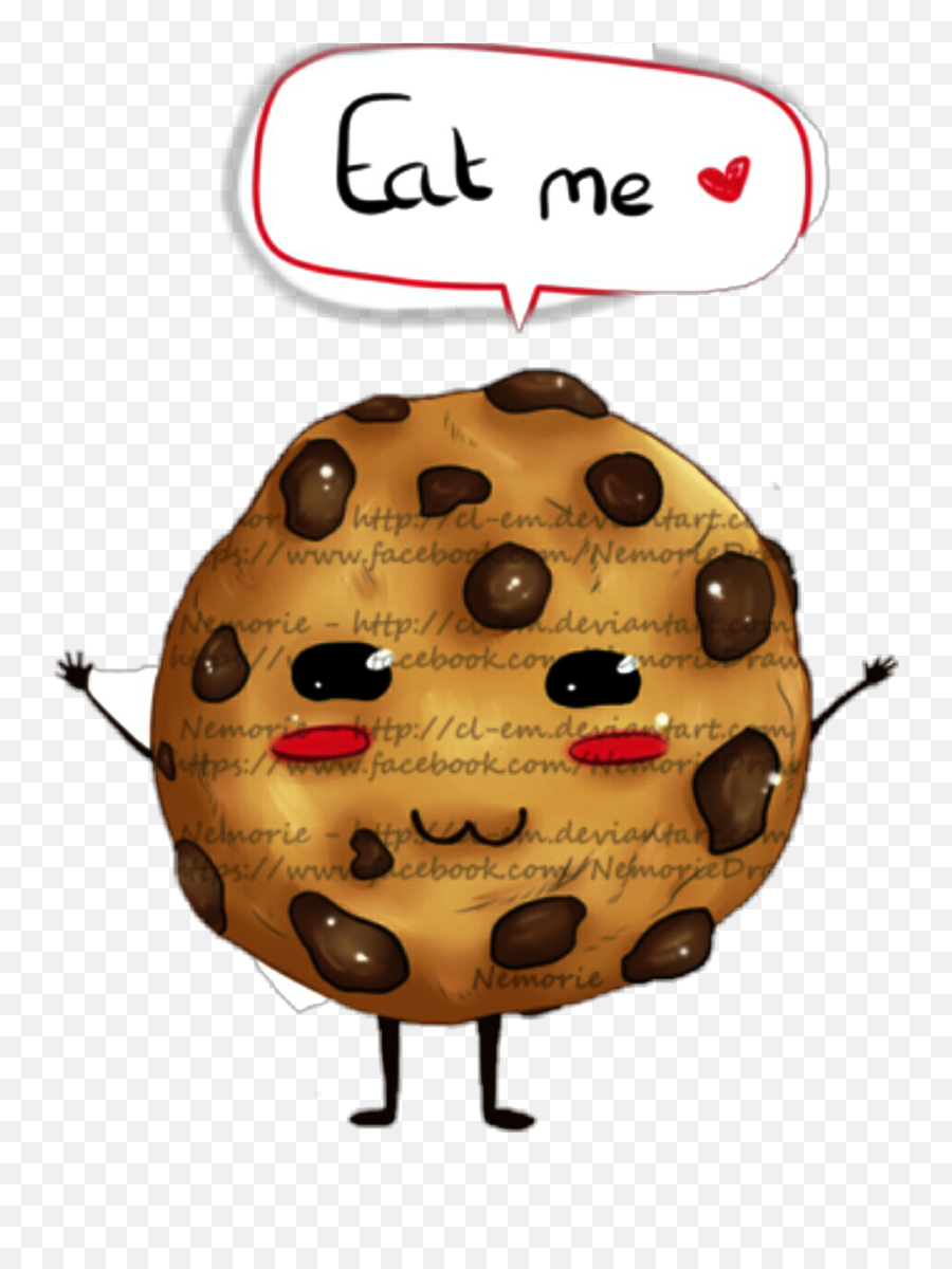 Cookie Sticker Challenge On Picsart - Junk Food Emoji,Coy Emoji