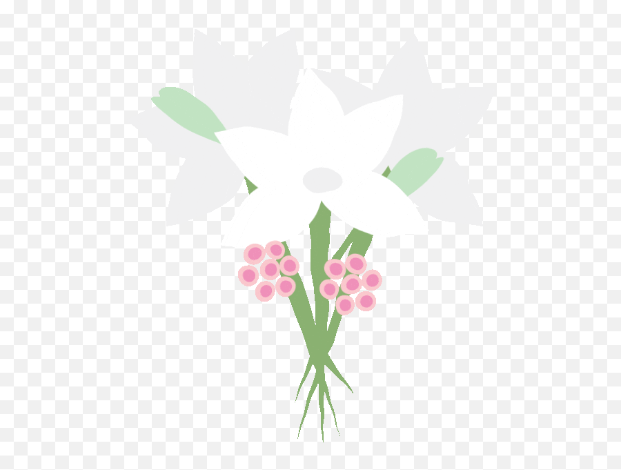 Topic For Animated Flower Gif Lily Authentic Digital Art - Floral Emoji,Lily Flower Emoji