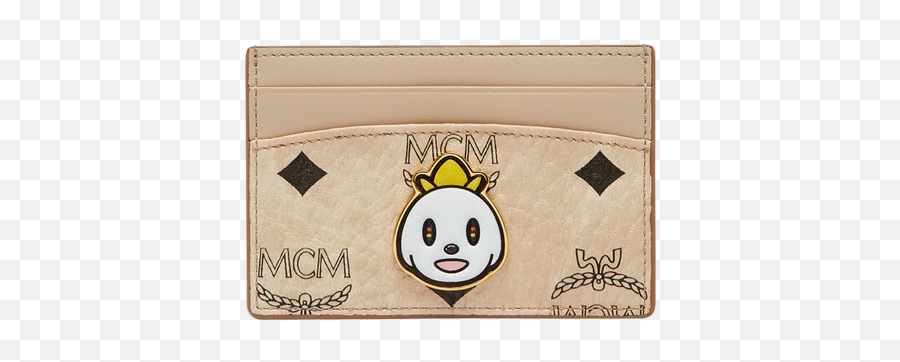 Mini Mcm X Eddie Kang Card Case In - Fendi Emoji,Eddie Emoticon