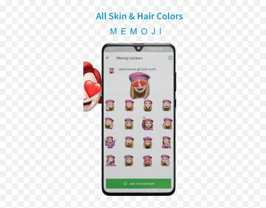 About Memoji Stickers For Whatsapp Google Play Version,Girl Emoticon Brown Hair Ios