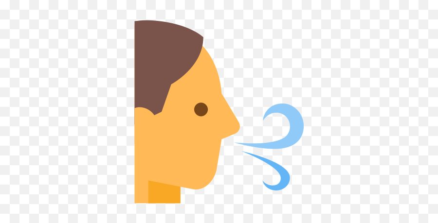 Breath Icon U2013 Free Download Png And Vector Emoji,Hair Blowing Emoji